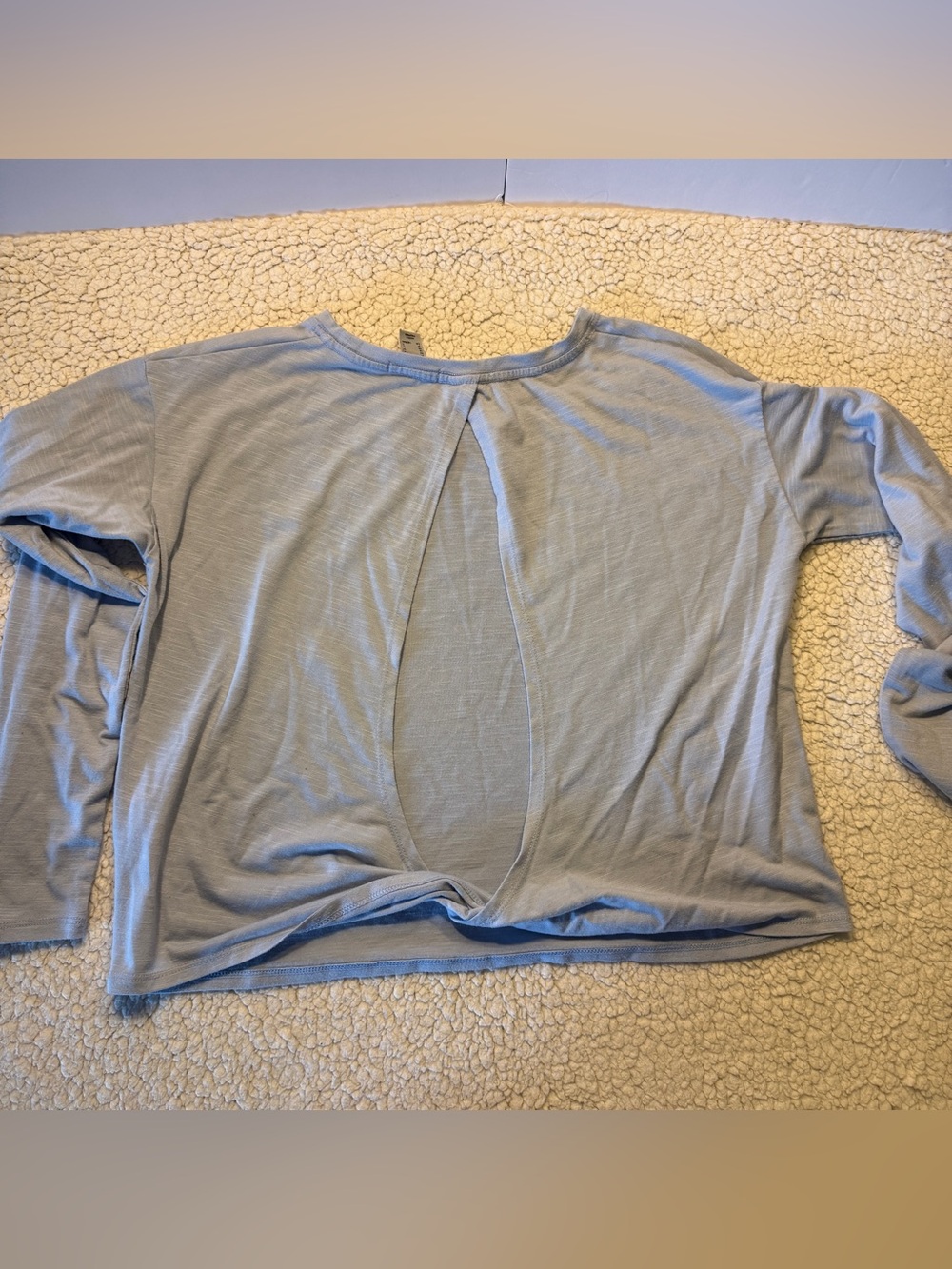 Women's Sweater & Shirt Bundle. Size Small - Burgundy, Tan, Blue. - Picture 9 of 10